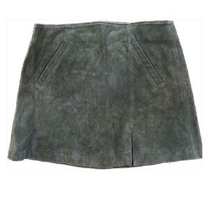 Blank NYC suede leather skirt
